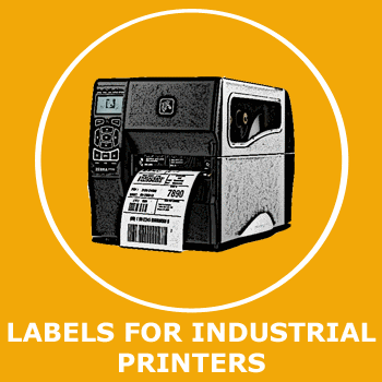 Labels for Zebra industrial printers